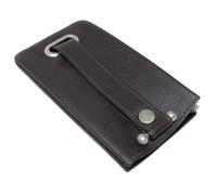 Mala leather Verve Bell Keycase - Soft Leather in Dark Brown Mala leather Dark Brown One Size