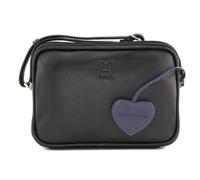 Mala leather Women's Anishka Camera Mini Hearts Crossbody Bag in Black Mala leather Black One Size