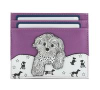 Mala Leather Coco Puppy Dog RFID Card Holder with Coin Pocket, 10.5 x 8.5 cm, Small, Leather (Purple)