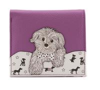 Mala leather Women's Coco Puppy Leather Small Compact purse in Purple Mala leather Purple Small