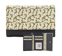 Mala leather Women's Floral Daisy Tri Fold Purse Mala leather Multicolor One Size