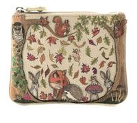 Mala leather Women's Foxglove Forest Leather Collection - Coin Purse in Ecru Mala leather Ecru One Size