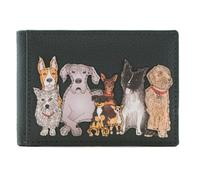 Mala leather Women's Kennel Crew Dogs RFID Bus ID & Card Leather Holder in Dark Grey | Size: Small Mala leather Dark Grey Small