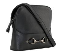 Mala leather Women's Steed Curved Leather Cross Body Bag in Black Mala leather Black One Size