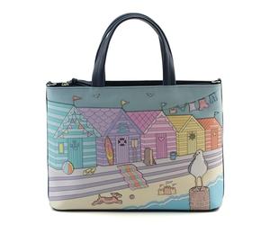 Mala Leather Woolacombe Beach Huts Multi Way Grab Bag - 7353 18