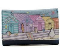Mala Leather Woolacombe Trifold RFID Purse - Soft Leather - Beach & Dog Appliqué Design