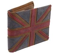 MALA Leathers Union Jack Range Bi-Fold Coin Wallet, Multicolor