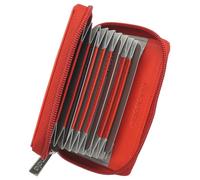 Mala Origin Collection Leather Concertina Credit Card Holder with RFID Protection 552_5 (Orange)