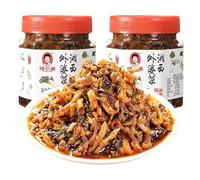 MALA,Spicy and delicious radish and mustard greens (280g/bottle), a Chinese farm dish that can be eaten in a variety of ways with classic Chinese flavor，condiment (2can)