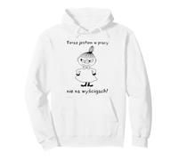 Mala Teraz jestem w pracy BW Pullover Hoodie