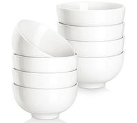 MALACASA 10 oz Porcelain Soup Bowls Set of 8