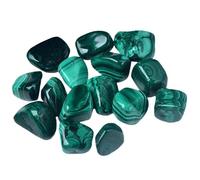 Malachite Crystal Various Shapes 1-1.6" Malachite Stone Exquisite Unique Worry Stone for Witchcraft, Crystals and Healing Stones, About 100g Crystal