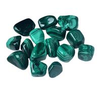 Malachite Crystal Various Shapes 1-1.6" Malachite Stone Exquisite Unique Worry Stone for Witchcraft, Crystals and Healing Stones, About 100g
