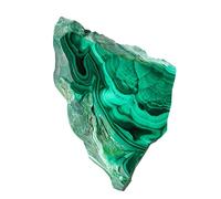 Malachite Raw | Irregular Crystal Malachite Slab Cards - Original Gems Crystals Precious Stone Art, Healing Crystals Malachite Stones Slices for Home Decoration