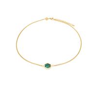 Malachite stone necklace for women Sloya Hexalia Vert 41/45,5 cm