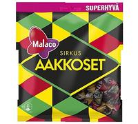 Malaco Aakkoset - Sirkus - Original - Swedish - Salmiak - Liquorice - Fruity - ABC - Alphabet - Wine Gums - Candy - Sweets - Party Bag - 315g