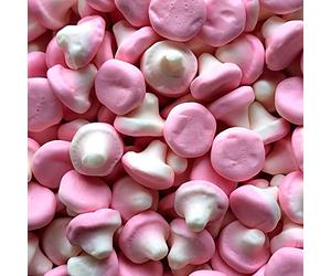 Malaco Pink Raspberry Mushroom Foam - Scandinavian sweets (500g)