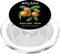 Málaga Costa del Sol Oranges Spanish Art Andalusia Spain PopSockets PopGrip for MagSafe
