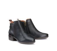 Malaga Leather Ankle Boots Black