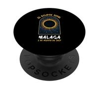 Malaga Spain Total Solar Eclipse August 2, 2027 Souvenirs PopSockets Adhesive PopGrip