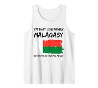 Malagasy Flag Madagascar Tank Top