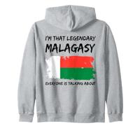 Malagasy Flag Madagascar Zip Hoodie