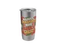 Malagasy Immigrants Make America Great Stainless Steel Insulated Tumbler