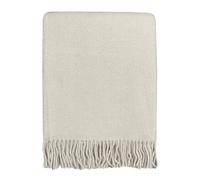 Malagoon Abbey White Structure Recycled Wool Throw in Off-White | Size: 130 cm x 170 cm Malagoon Off-White 130 cm x 170 cm