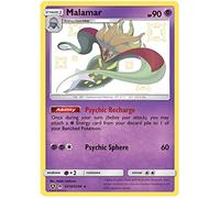 Malamar SV18/SV94 Shiny Rare Pokemon Card (Hidden Fates) + 1x TitanCards® Toploader