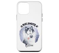 Malamute Dog Mom Dad Kawaii Dog Doodle Alaskan Malamute Dog Case for iPhone 12 mini
