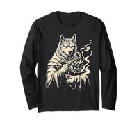 Malamute Witch Doctor Silhouette Long Sleeve T-Shirt