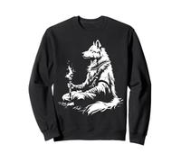 Malamute Witch Doctor Silhouette Sweatshirt
