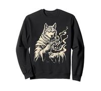 Malamute Witch Doctor Silhouette Sweatshirt