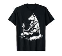 Malamute Witch Doctor Silhouette T-Shirt