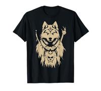 Malamute Witch Doctor Silhouette T-Shirt