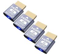 Malarpon HDMI Dummy Plug fit-Headless Display Emulator DDC EDID Headless Ghos with Windows Mac OSX Linux Great for Graphics Acceleration Support 3840x2160@60Hz 4P