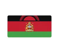 Malawi Flag National Emblem Mouse Mat Pad Desk Mat Office Accessories 30x60cm