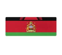 Malawi Flag National Emblem Mouse Mat Pad Desk Mat Office Accessories 30x80cm