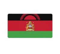 Malawi Flag National Emblem Mouse Mat Pad Desk Mat Office Accessories 40X75cm