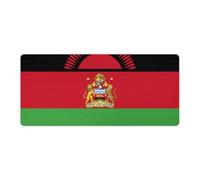 Malawi Flag National Emblem Mouse Mat Pad Desk Mat Office Accessories 40x90cm