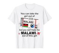 Malawi Girl - Malawi Boarding Pass - Malawi T-Shirt