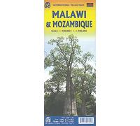 MALAWI & MOZAMBIQUE: ITM Travel Reference Map 1:920000