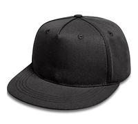 Malaxlx Baby Baseball Cap Black Toddler Summer Sun Hat Adjustable Trucker Hats Kids Snapback Baseball Cap Visor Cap for 2-4 Years Boys Girls