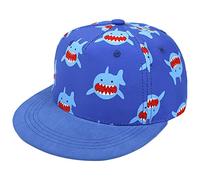 Malaxlx Baby Baseball Cap Shark Blue Sun Hat 6-24 Months