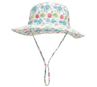 Malaxlx Baby Toddler Daisy Flower Bucket Sun Hat Infant Wide Brim Summer Beach Hat for 0-6 Months Girls Boys