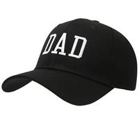 Malaxlx Dad Hats Baseball Cap for Men Adjustable Cotton Sun Protection Sports Snapback Caps Black