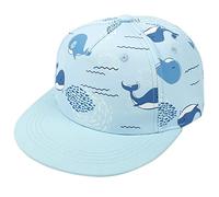 Malaxlx Kids Baseball Cap Whale Sky Blue Summer Sun Hat Adjustable Trucker Hats Snapback Baseball Cap Visor Cap for 4-8 Years Boys Girls