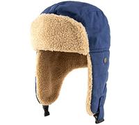 Malaxlx Winter Aviator Hat Trapper Hat for Men Women Warm Russian Ushanka Eskimo Trooper Bomber Hat Fur Ear Flaps Hats Ski Cap