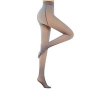 Malaxlx Womens Grey Tights Pantyhose Warm Leggings Thin Fake Translucent Tights Elastic Control Top Pantyhose