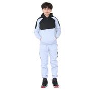 Malay Kids Boys Tracksuit Hoodie Joggers Set Age 5-13 Years Loungewear Outfit (UK, Age, 11 Years, 12 Years, Regular, Grey)